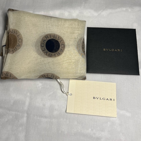 BLVGARY RED AND BLUE Silk Scarf - Picture 11 of 16